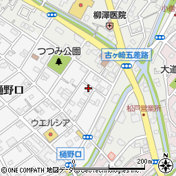 千葉県松戸市樋野口592-2周辺の地図