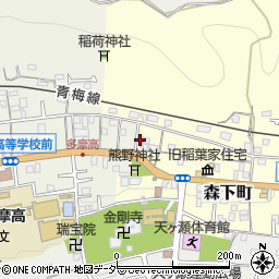尾俣材木店周辺の地図