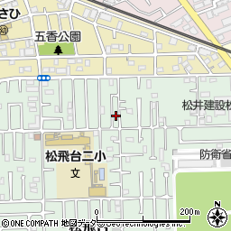 千葉県松戸市松飛台33周辺の地図