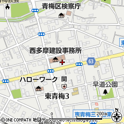 東京都青梅市東青梅3丁目20-18周辺の地図