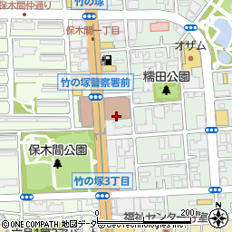 東京都足立区保木間1丁目16周辺の地図