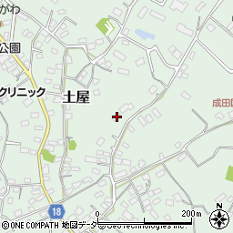千葉県成田市土屋83周辺の地図