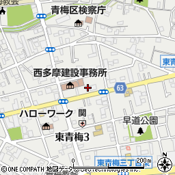 東京都青梅市東青梅3丁目20-20周辺の地図