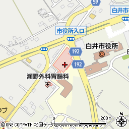 千葉興業銀行白井聖仁会病院 ＡＴＭ周辺の地図
