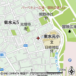 大川ハイツＢ周辺の地図