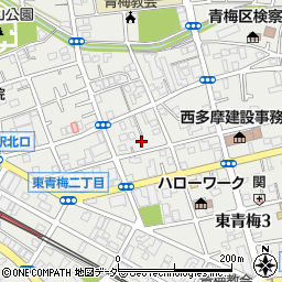 東京都青梅市東青梅3丁目4-11周辺の地図