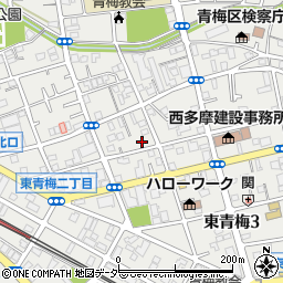 東京都青梅市東青梅3丁目4-10周辺の地図