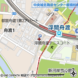 東京都板橋区舟渡1丁目9-21周辺の地図