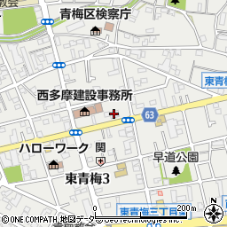 東京都青梅市東青梅3丁目20-7周辺の地図