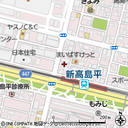 や台ずし 新高島平駅前町周辺の地図