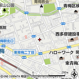 東京都青梅市東青梅3丁目4-1周辺の地図