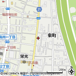埼玉県三郷市東町96周辺の地図