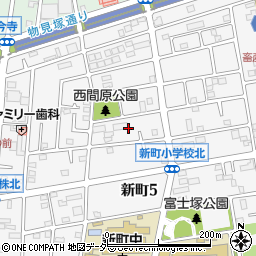 東京都青梅市新町5丁目36周辺の地図