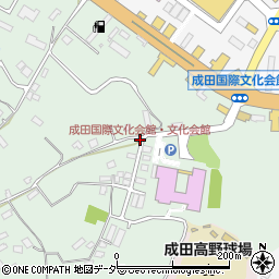 成田国際文化会館・﻿文化会館周辺の地図