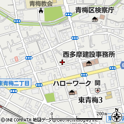 東京都青梅市東青梅3丁目14-12周辺の地図