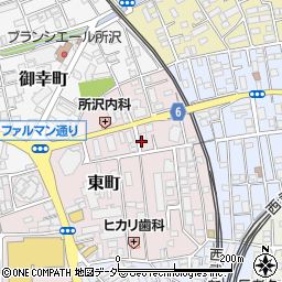 ヒルズ東町周辺の地図