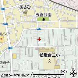 千葉県松戸市松飛台28-1周辺の地図