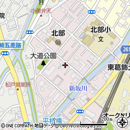 千葉県松戸市根本166周辺の地図