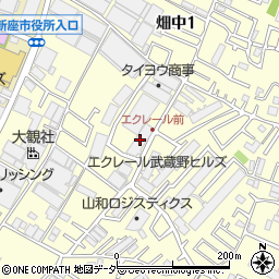 ヨシザワ倉庫周辺の地図