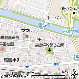 東京都板橋区高島平9丁目周辺の地図