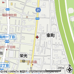 埼玉県三郷市東町95周辺の地図
