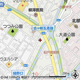 千葉県松戸市古ケ崎78周辺の地図