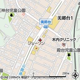 麺場田所商店成田店周辺の地図