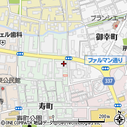クリーニングふらんせ所沢寿町店周辺の地図