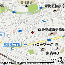 東京都青梅市東青梅3丁目4-9周辺の地図