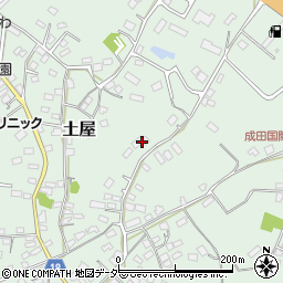 千葉県成田市土屋86周辺の地図