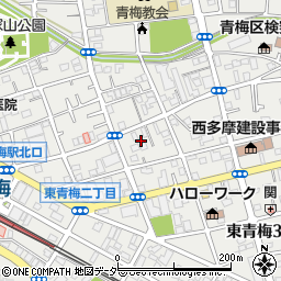 東京都青梅市東青梅3丁目4-29周辺の地図