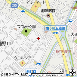 千葉県松戸市樋野口614周辺の地図