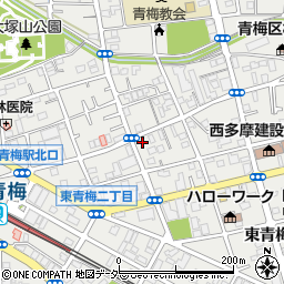 東京都青梅市東青梅3丁目4-35周辺の地図