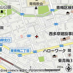 東京都青梅市東青梅3丁目4-30周辺の地図