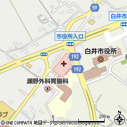 白井聖仁会病院周辺の地図