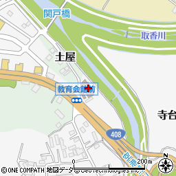 印旛教育会館周辺の地図