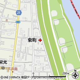 埼玉県三郷市東町107周辺の地図