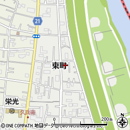 埼玉県三郷市東町106周辺の地図