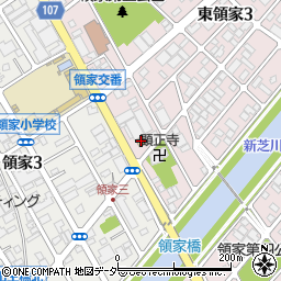 ファミリーマート領家橋店周辺の地図