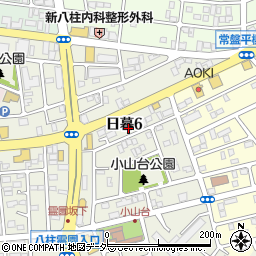 千葉県松戸市日暮6丁目110周辺の地図
