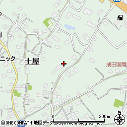 千葉県成田市土屋87周辺の地図