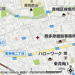 東京都青梅市東青梅3丁目4-7周辺の地図