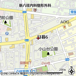 千葉県松戸市日暮6丁目98周辺の地図