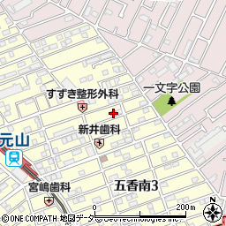 米沢医院周辺の地図