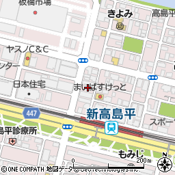セブンイレブン新高島平駅前店周辺の地図