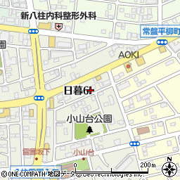 千葉県松戸市日暮6丁目107周辺の地図