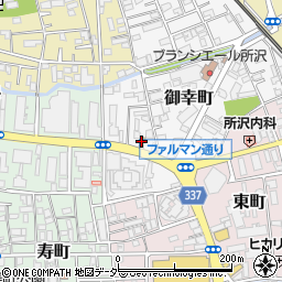 ファミリーマート妻屋所沢店周辺の地図