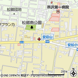青梅信用金庫東所沢支店周辺の地図