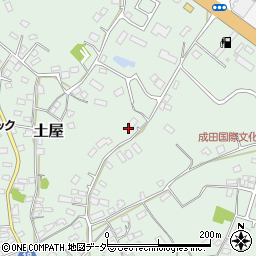 千葉県成田市土屋92周辺の地図