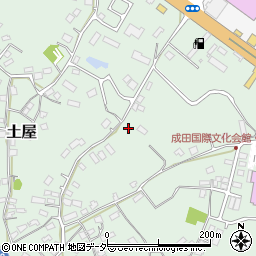 千葉県成田市土屋141周辺の地図